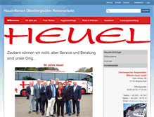 Tablet Screenshot of heuel-reisen.de